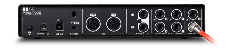 Steinberg Ur44 Interfaz De Audio Usb 2.0 6x4 Con 4x D-pre